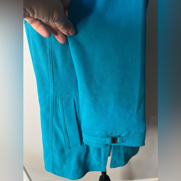 NWOT JM Collection Torquoise Jacket w/ 2 Breast Pockets and Snap Closure !! - Picture 13 of 16